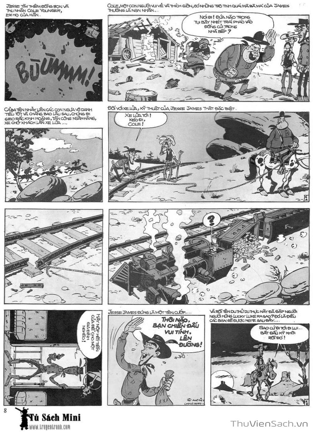 Truyện Tranh Cuộc Phiêu Lưu Kỳ Thú Của Lucky Luke trang 3