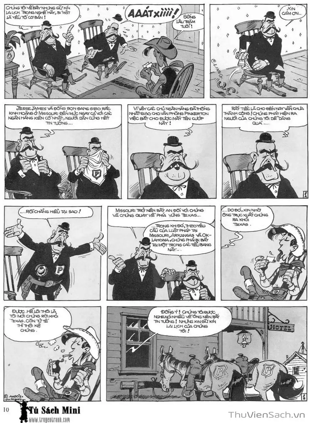 Truyện Tranh Cuộc Phiêu Lưu Kỳ Thú Của Lucky Luke trang 3