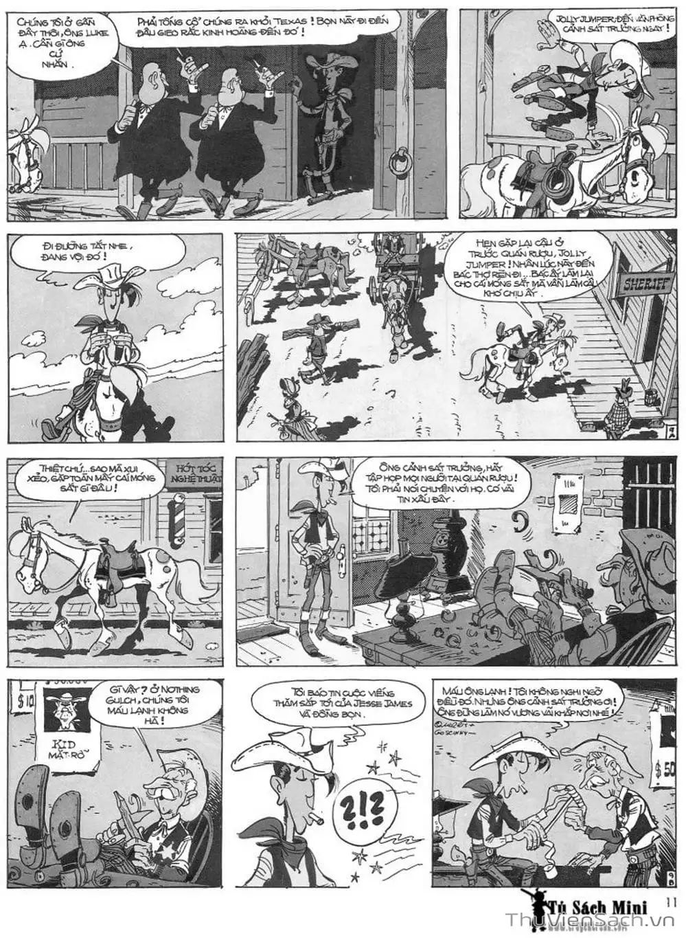 Truyện Tranh Cuộc Phiêu Lưu Kỳ Thú Của Lucky Luke trang 3