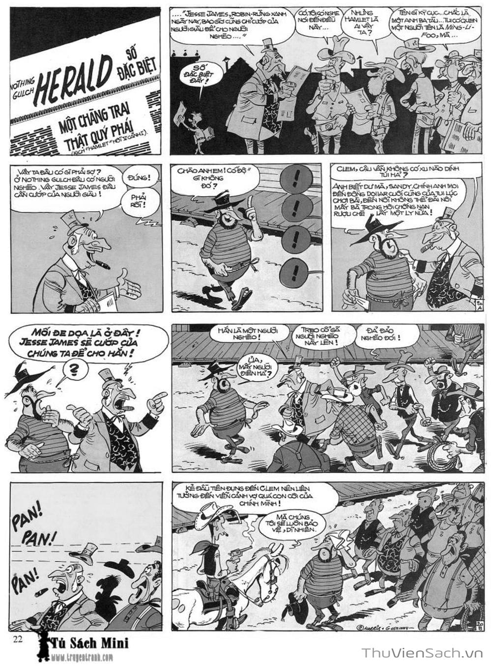 Truyện Tranh Cuộc Phiêu Lưu Kỳ Thú Của Lucky Luke trang 3