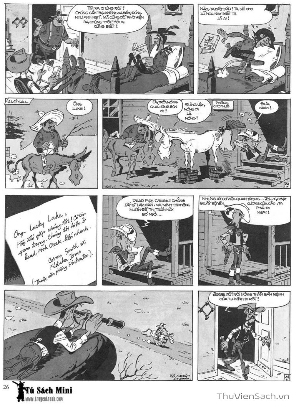Truyện Tranh Cuộc Phiêu Lưu Kỳ Thú Của Lucky Luke trang 3