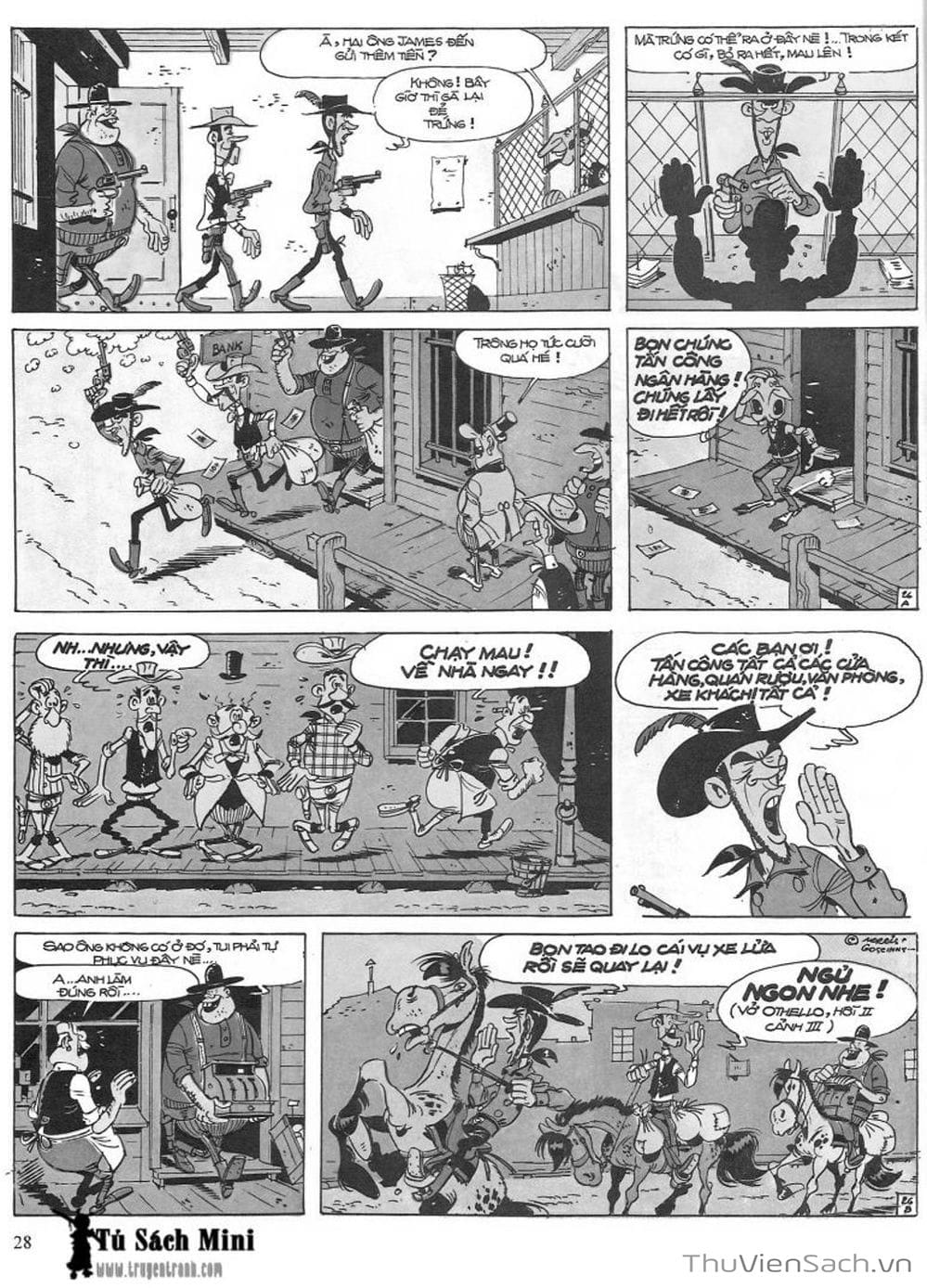 Truyện Tranh Cuộc Phiêu Lưu Kỳ Thú Của Lucky Luke trang 3