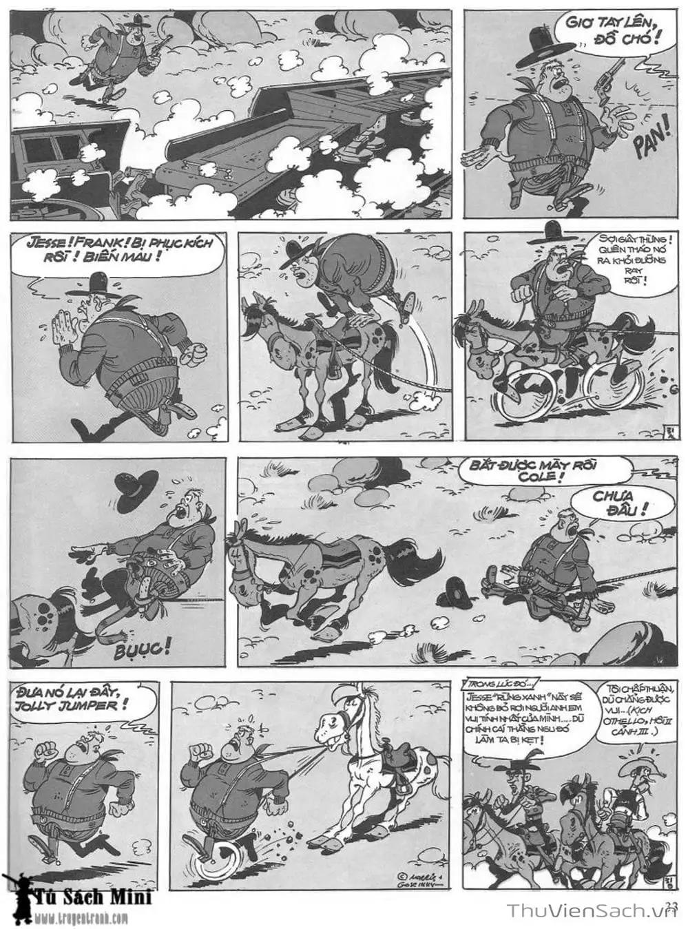 Truyện Tranh Cuộc Phiêu Lưu Kỳ Thú Của Lucky Luke trang 3