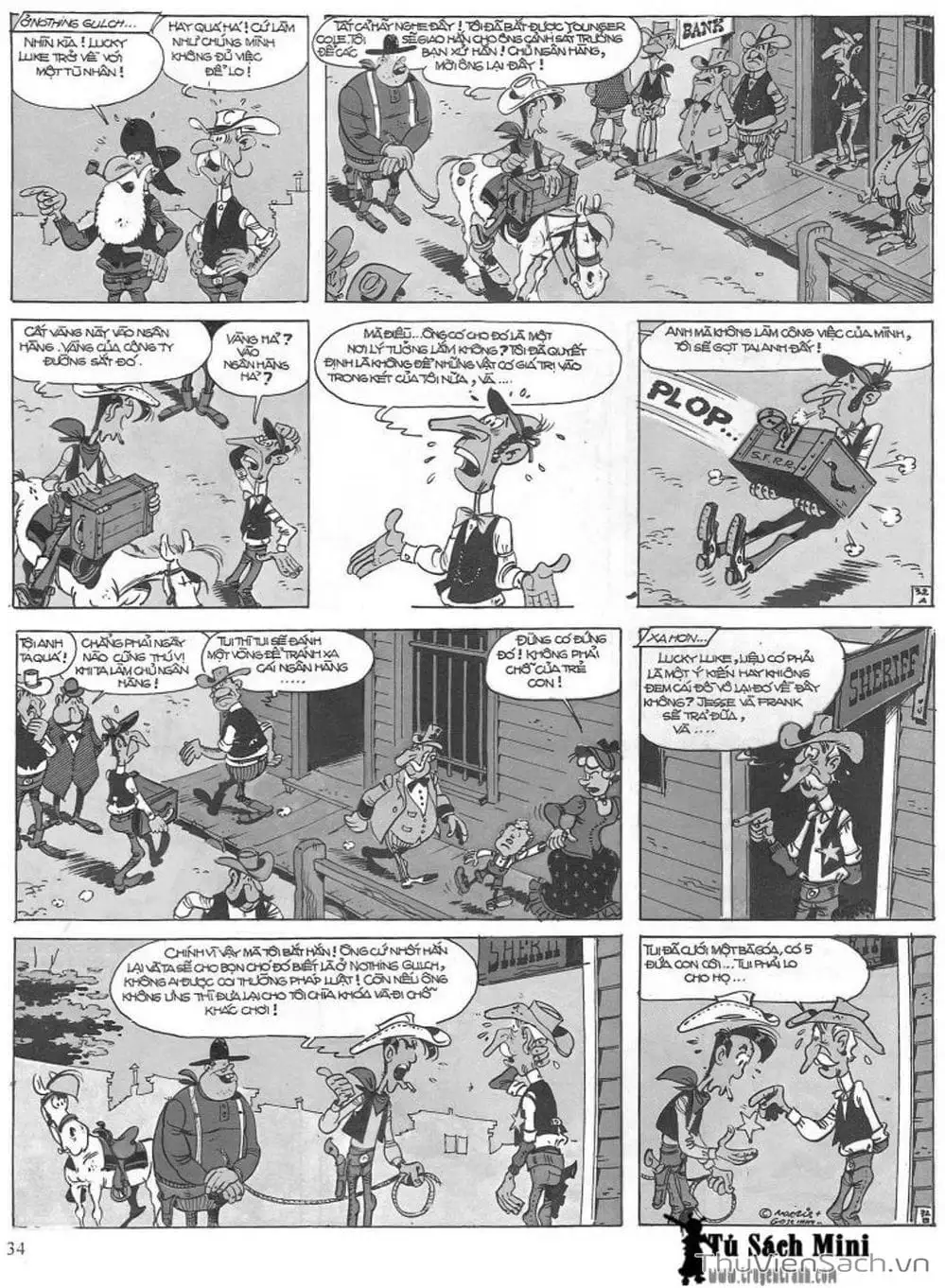 Truyện Tranh Cuộc Phiêu Lưu Kỳ Thú Của Lucky Luke trang 3