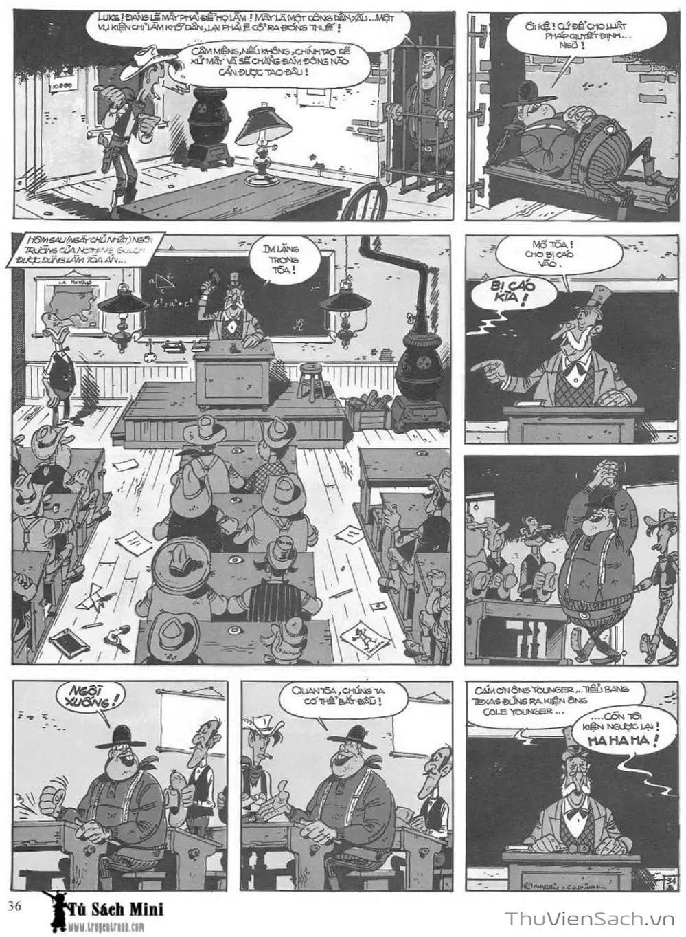 Truyện Tranh Cuộc Phiêu Lưu Kỳ Thú Của Lucky Luke trang 3