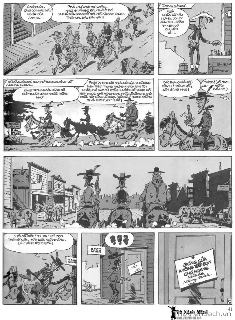 Truyện Tranh Cuộc Phiêu Lưu Kỳ Thú Của Lucky Luke trang 3