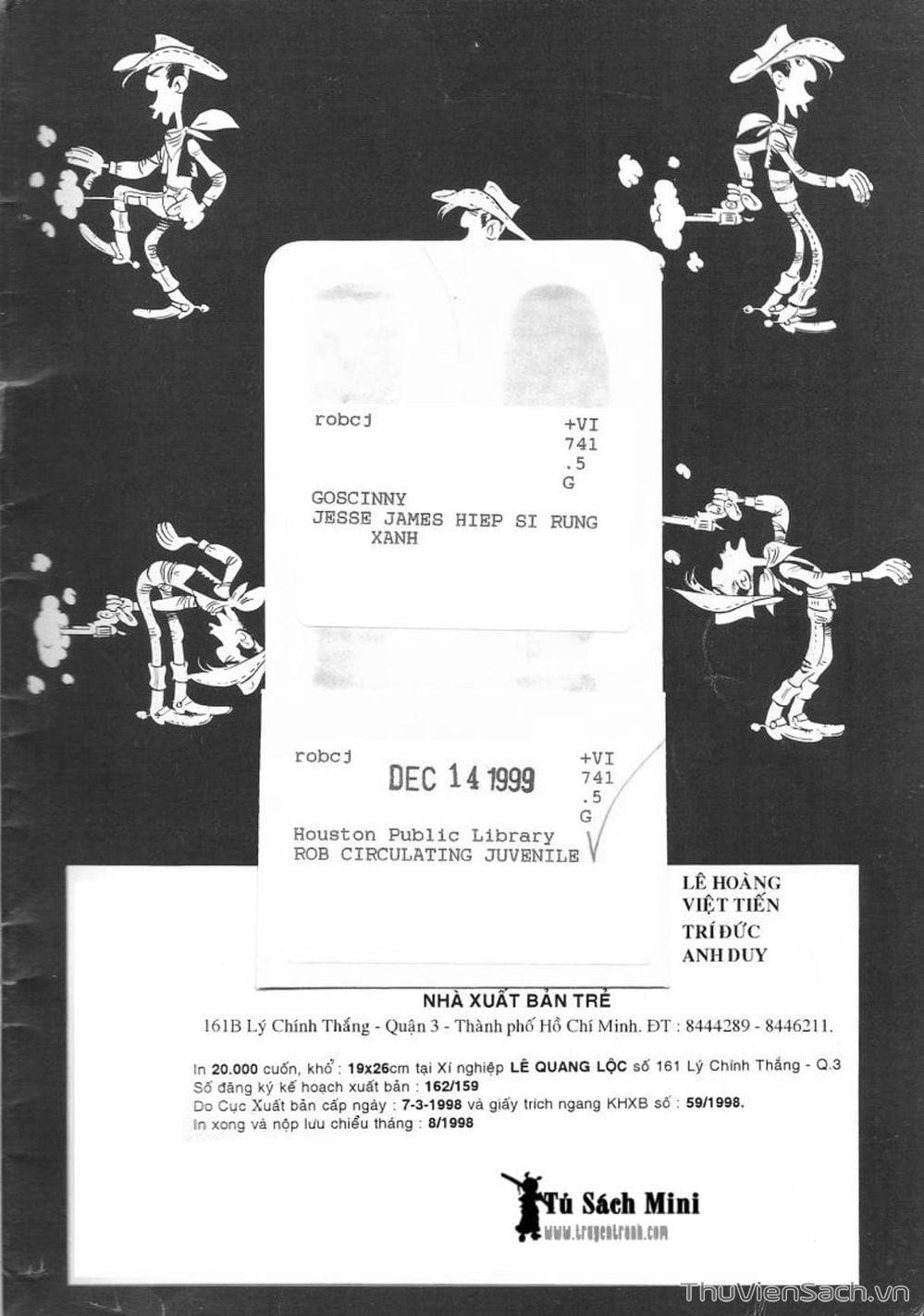 Truyện Tranh Cuộc Phiêu Lưu Kỳ Thú Của Lucky Luke trang 3