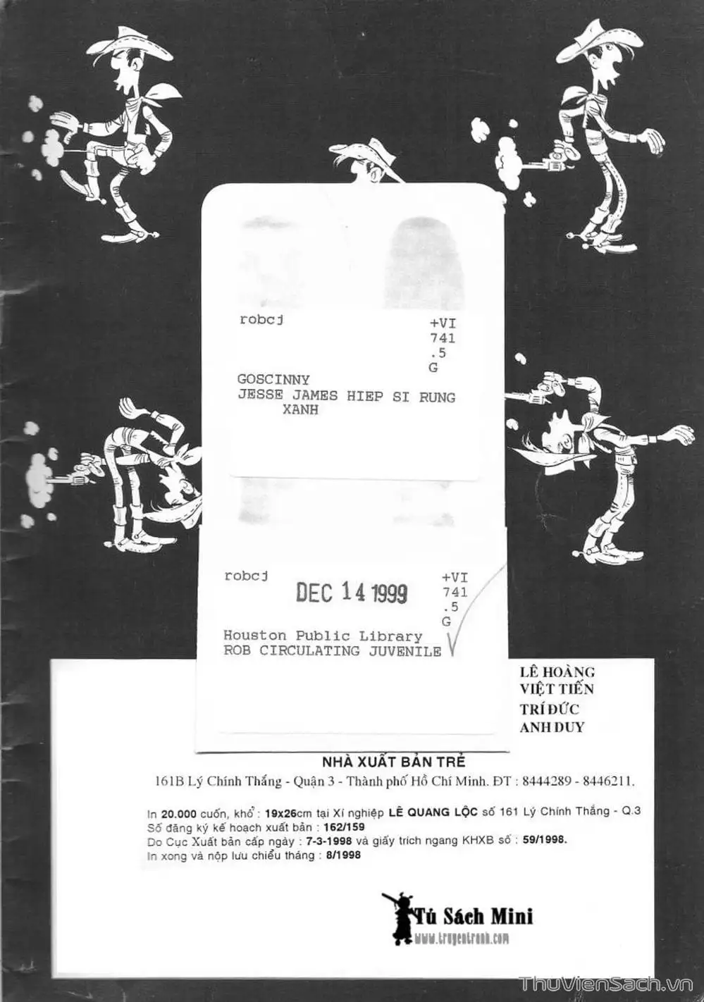 Truyện Tranh Cuộc Phiêu Lưu Kỳ Thú Của Lucky Luke trang 3