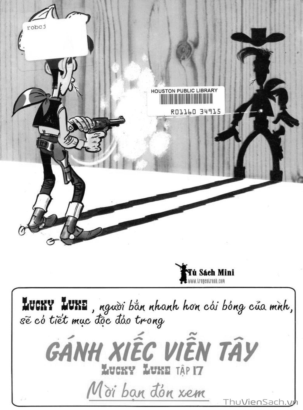 Truyện Tranh Cuộc Phiêu Lưu Kỳ Thú Của Lucky Luke trang 3