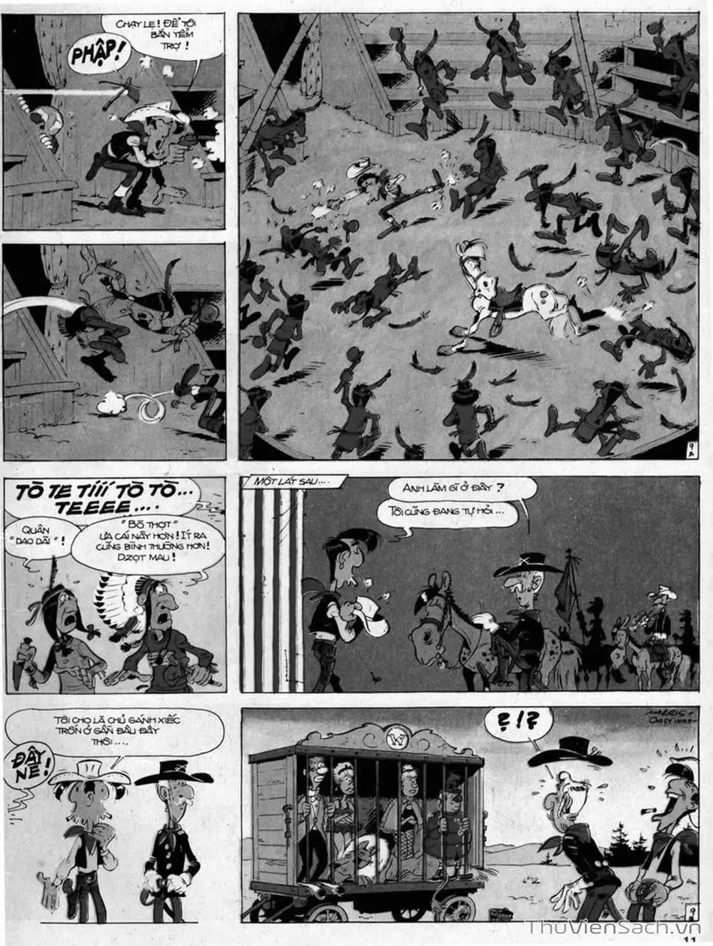 Truyện Tranh Cuộc Phiêu Lưu Kỳ Thú Của Lucky Luke trang 3