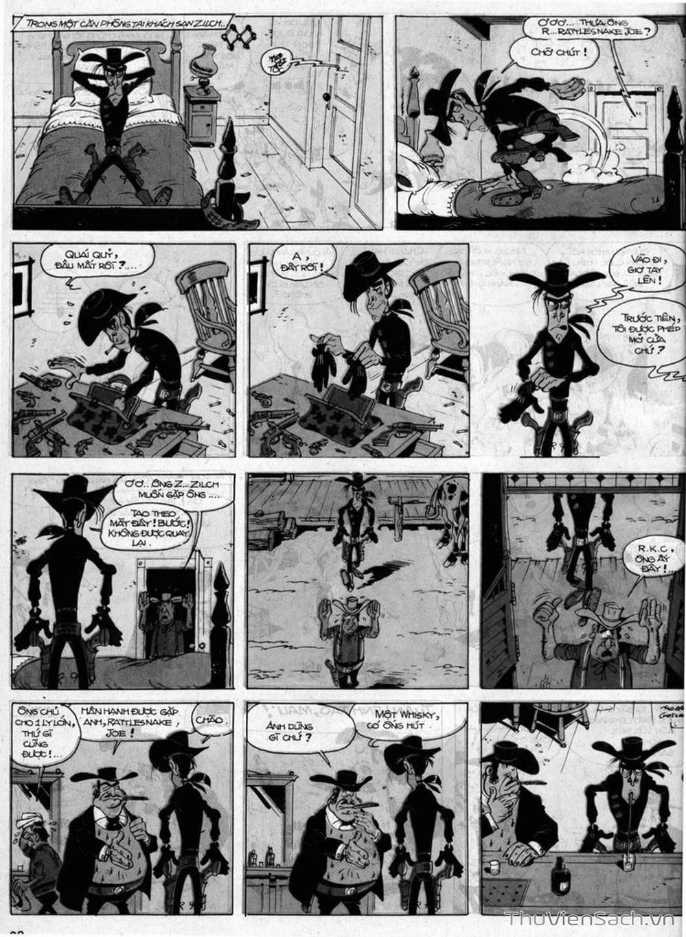 Truyện Tranh Cuộc Phiêu Lưu Kỳ Thú Của Lucky Luke trang 3