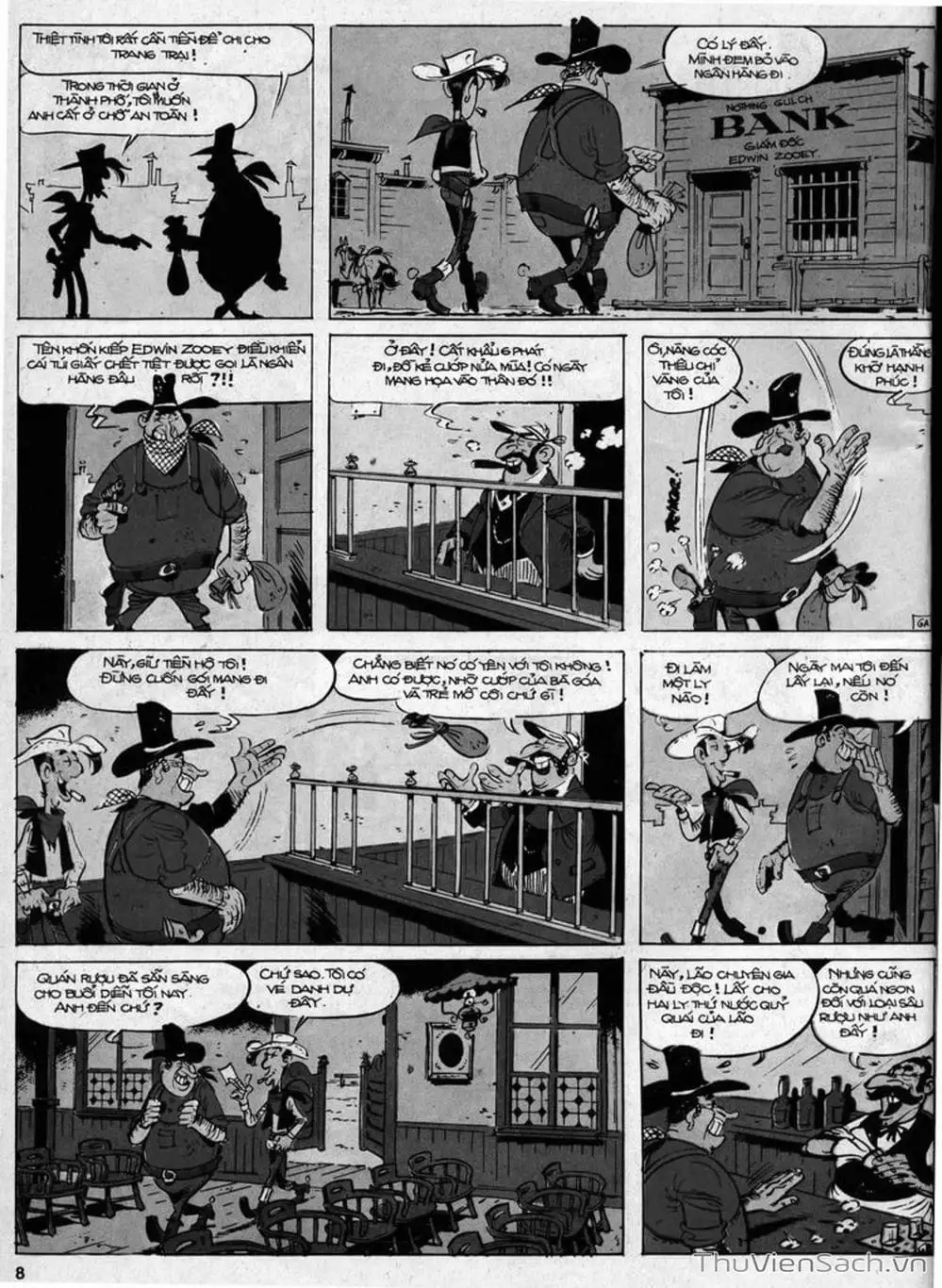 Truyện Tranh Cuộc Phiêu Lưu Kỳ Thú Của Lucky Luke trang 3