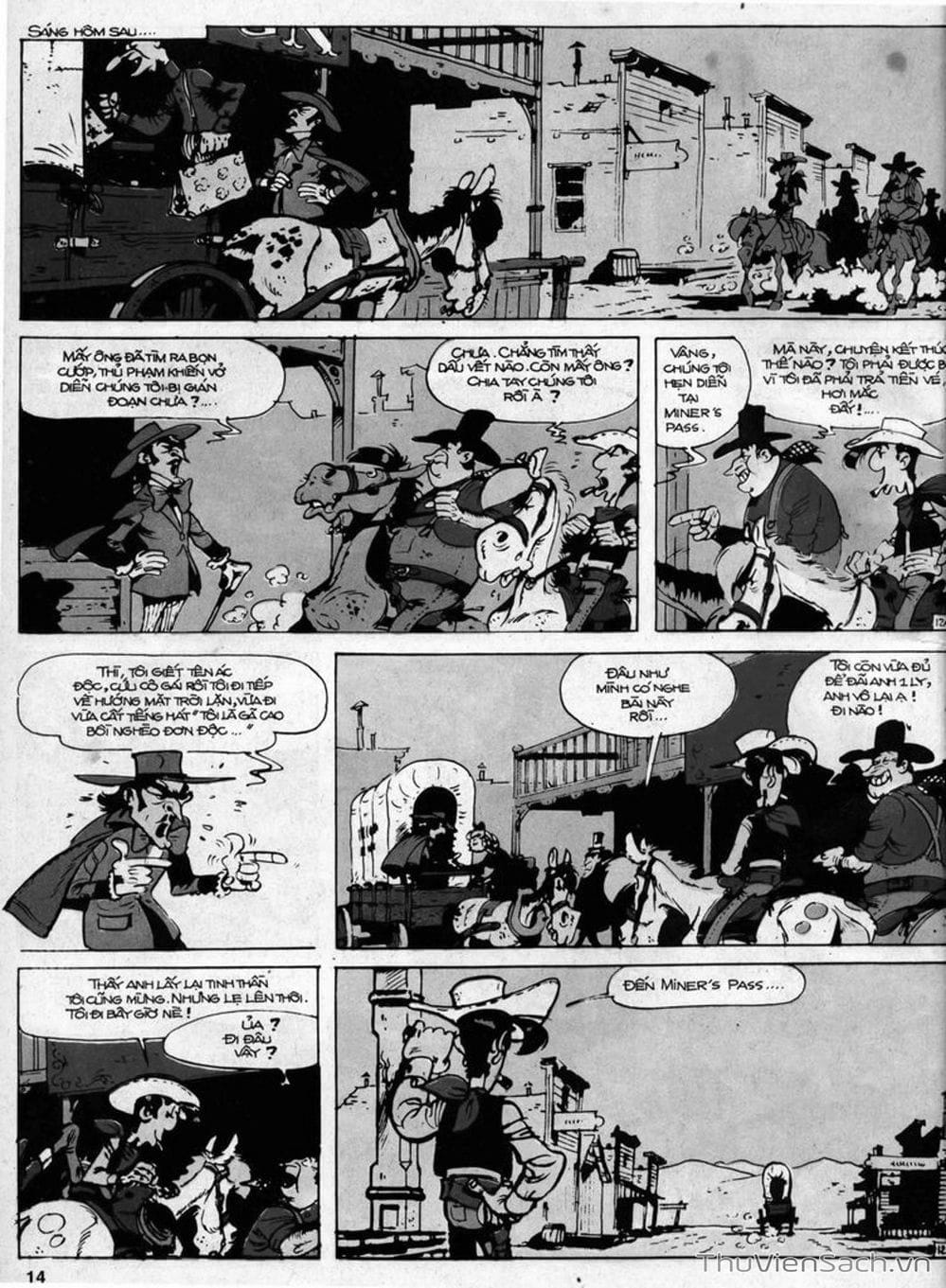 Truyện Tranh Cuộc Phiêu Lưu Kỳ Thú Của Lucky Luke trang 3