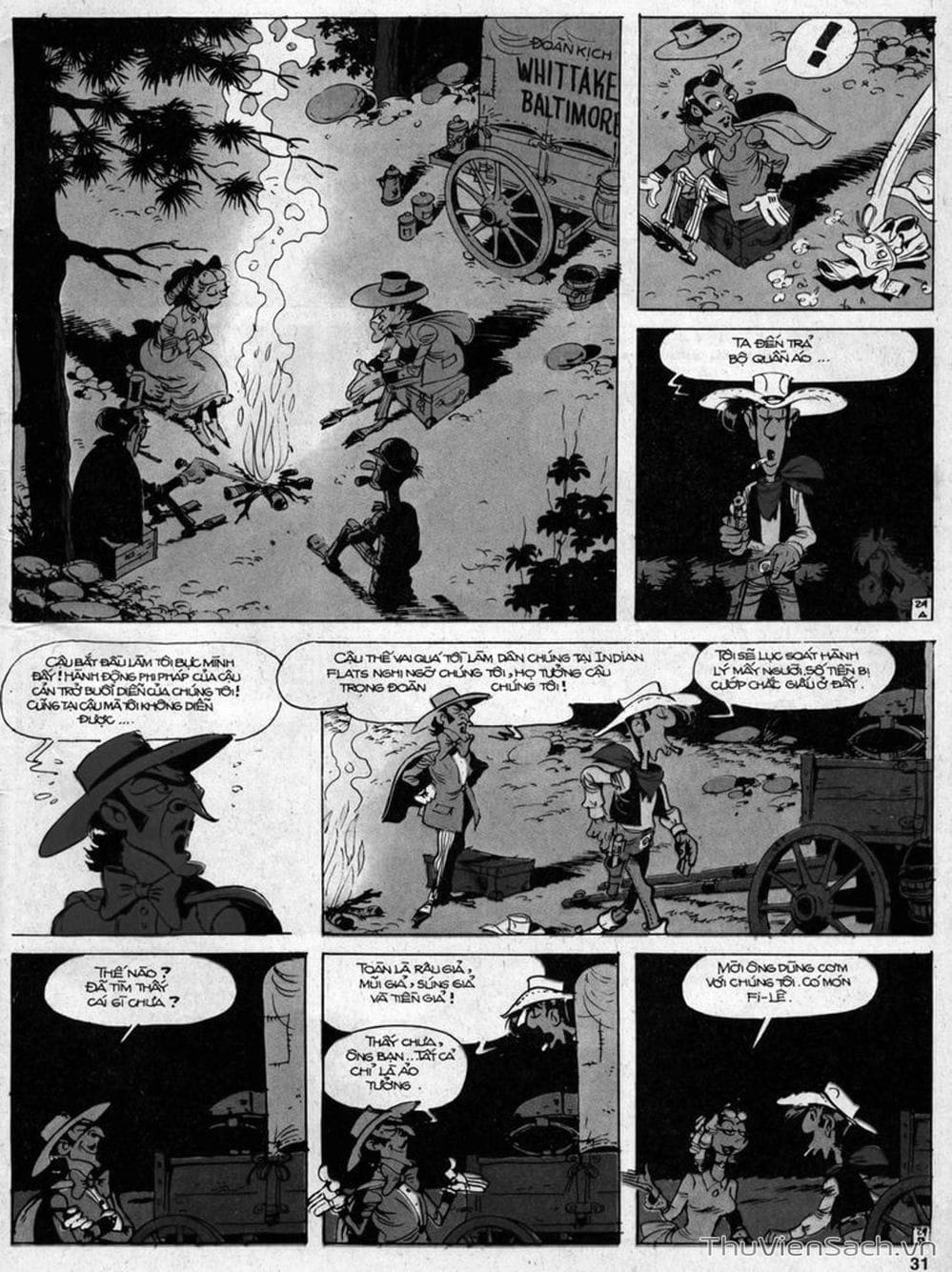 Truyện Tranh Cuộc Phiêu Lưu Kỳ Thú Của Lucky Luke trang 3