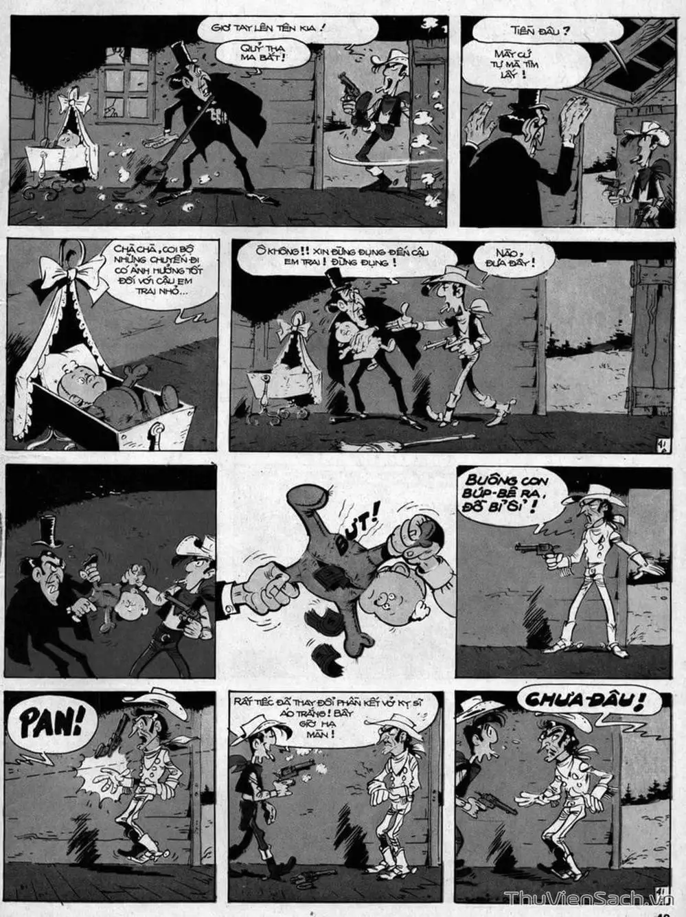 Truyện Tranh Cuộc Phiêu Lưu Kỳ Thú Của Lucky Luke trang 3
