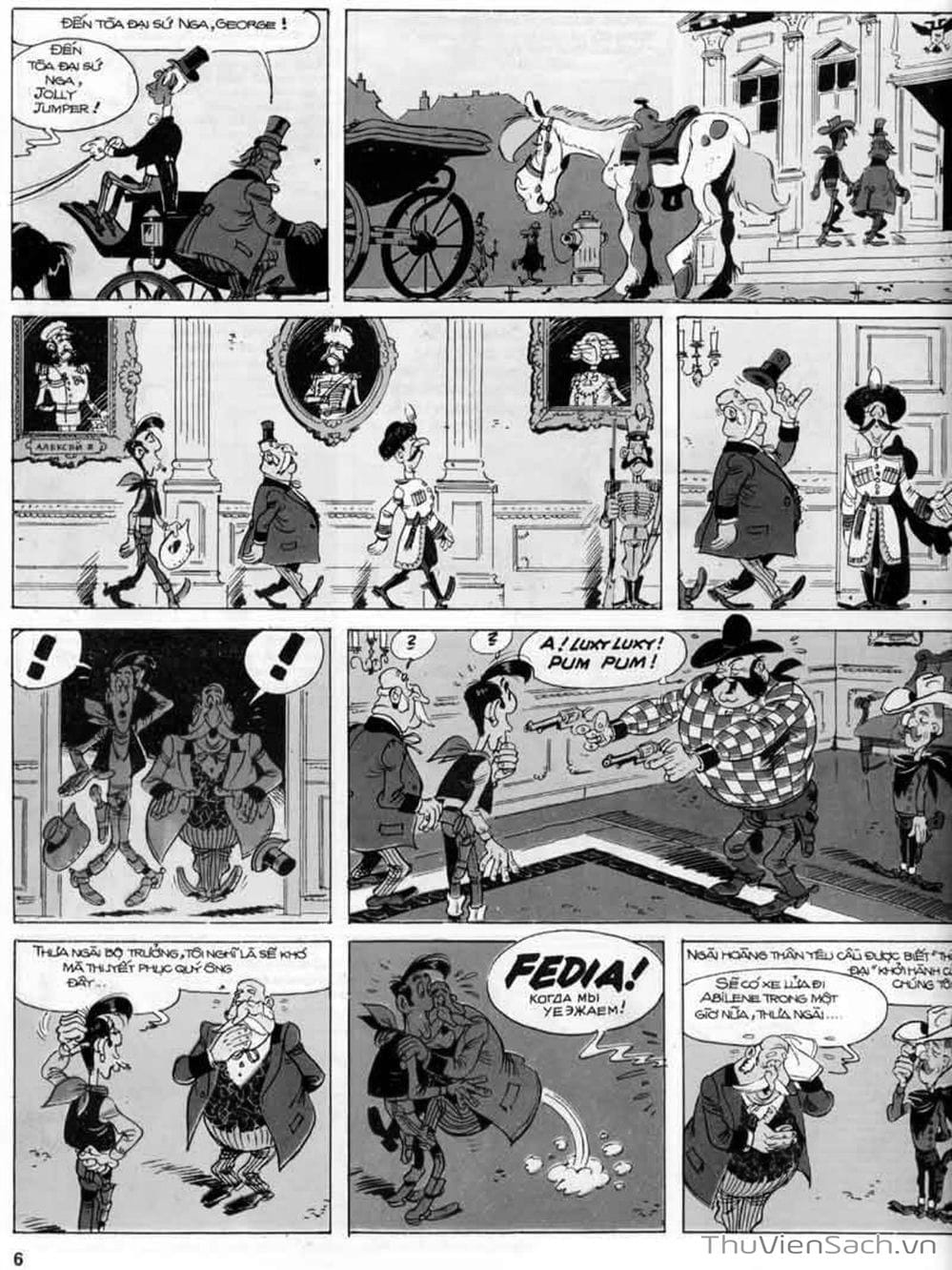 Truyện Tranh Cuộc Phiêu Lưu Kỳ Thú Của Lucky Luke trang 3