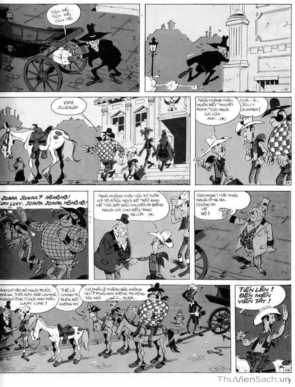 Truyện Tranh Cuộc Phiêu Lưu Kỳ Thú Của Lucky Luke trang 3