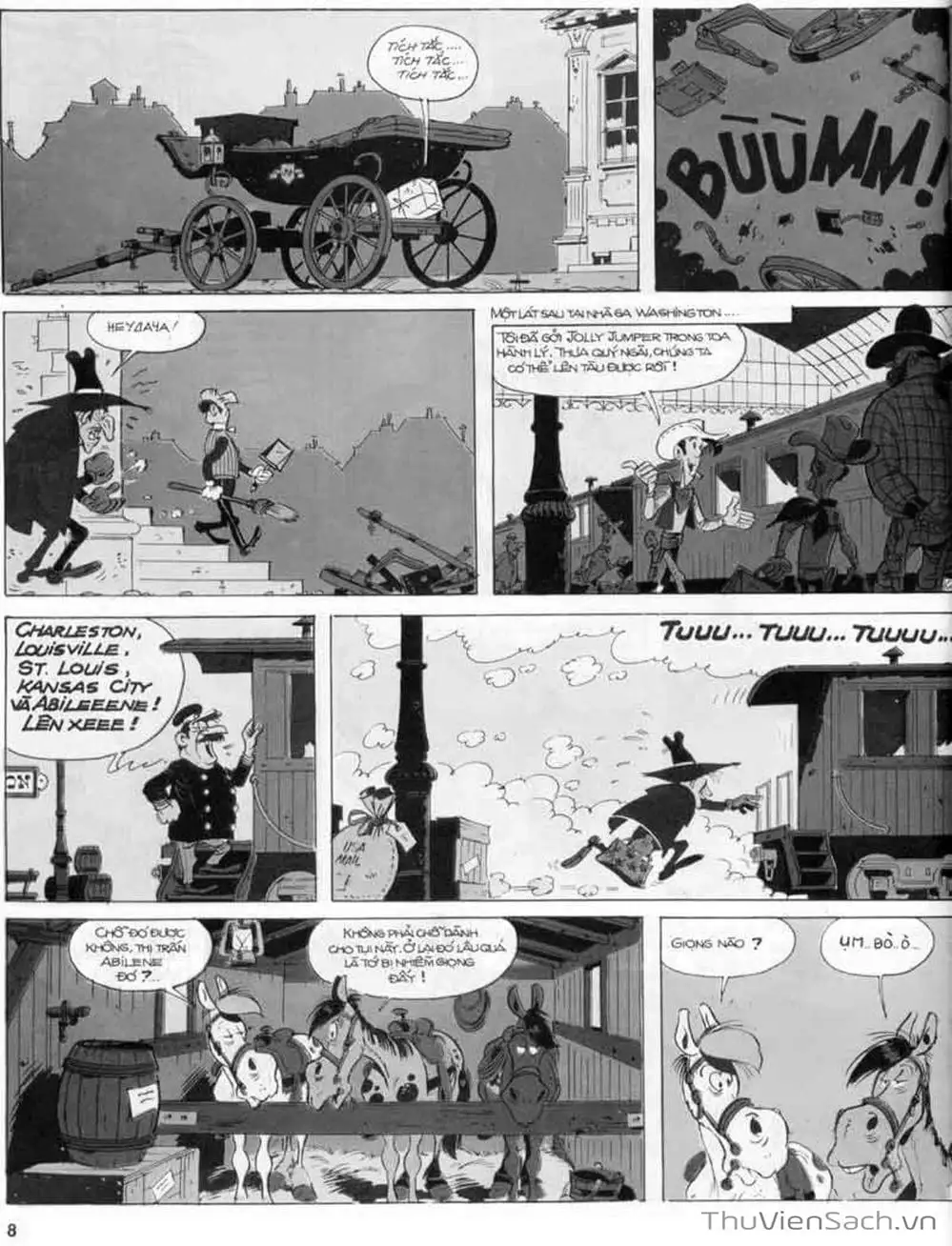 Truyện Tranh Cuộc Phiêu Lưu Kỳ Thú Của Lucky Luke trang 3