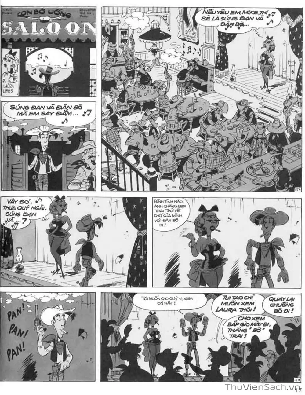 Truyện Tranh Cuộc Phiêu Lưu Kỳ Thú Của Lucky Luke trang 3