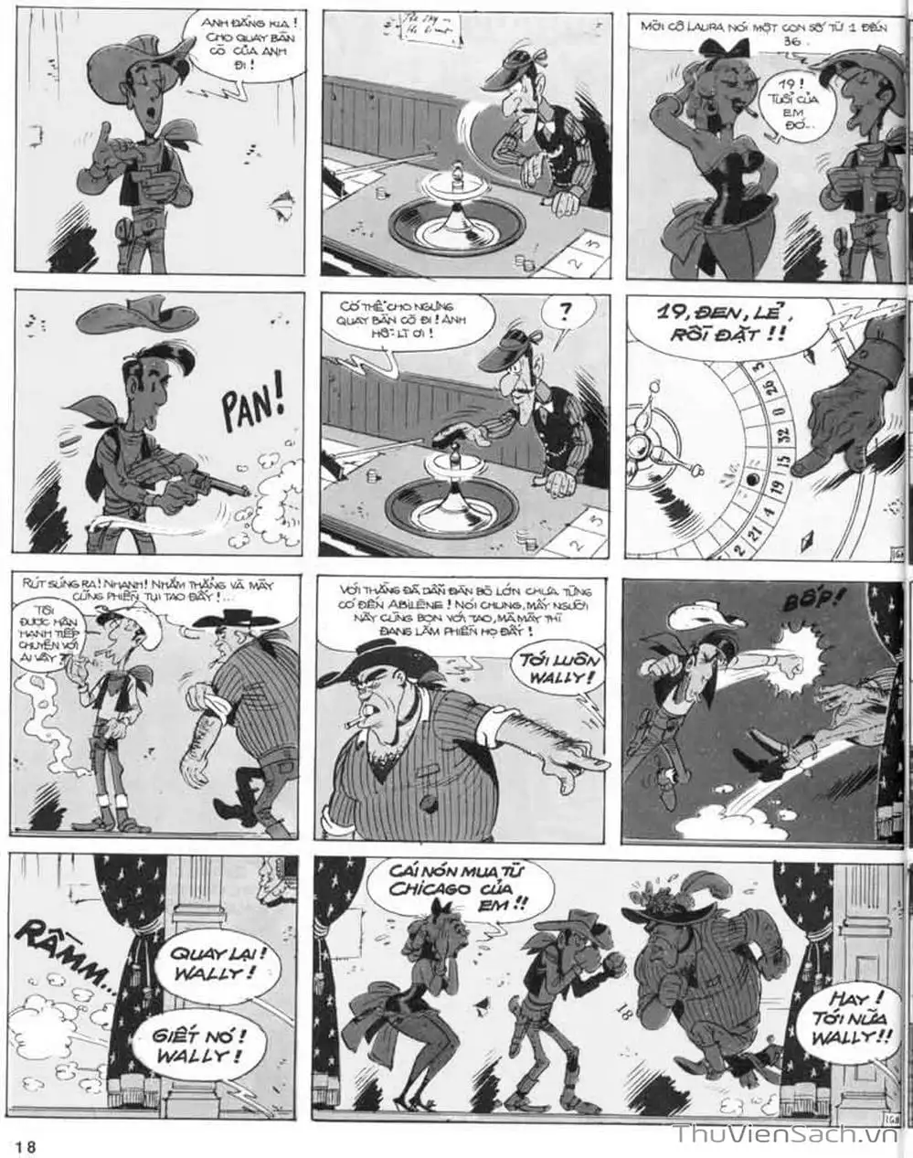 Truyện Tranh Cuộc Phiêu Lưu Kỳ Thú Của Lucky Luke trang 3