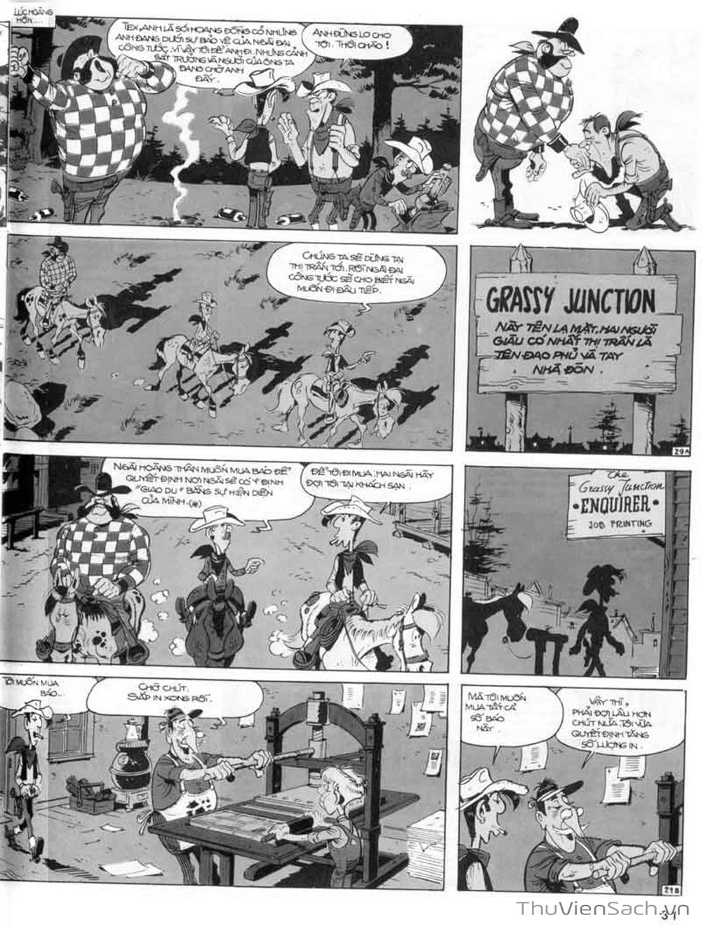 Truyện Tranh Cuộc Phiêu Lưu Kỳ Thú Của Lucky Luke trang 3