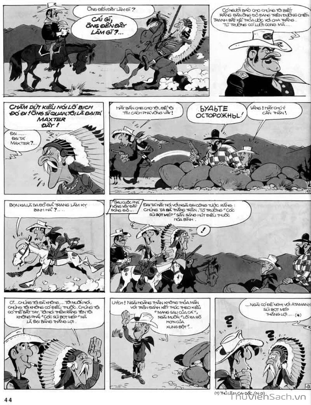 Truyện Tranh Cuộc Phiêu Lưu Kỳ Thú Của Lucky Luke trang 3