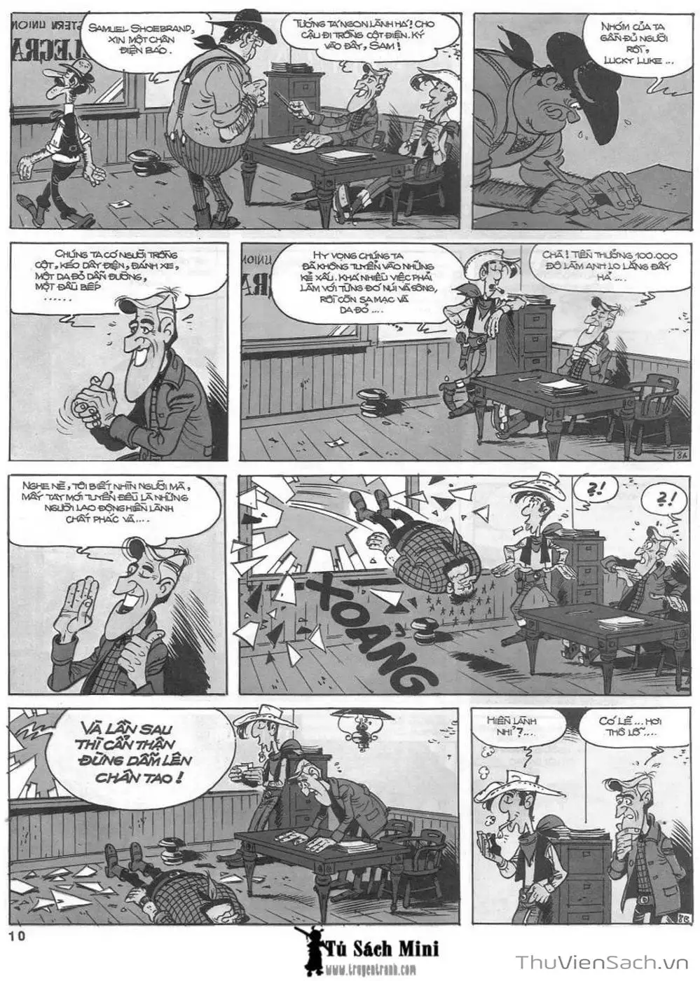 Truyện Tranh Cuộc Phiêu Lưu Kỳ Thú Của Lucky Luke trang 3