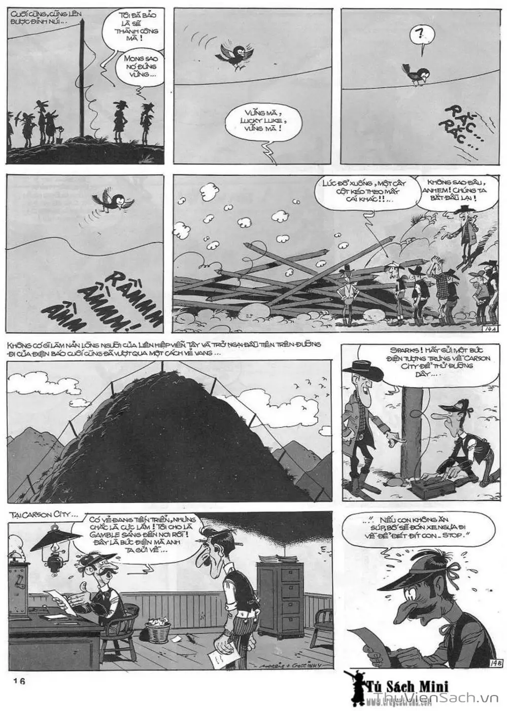 Truyện Tranh Cuộc Phiêu Lưu Kỳ Thú Của Lucky Luke trang 3