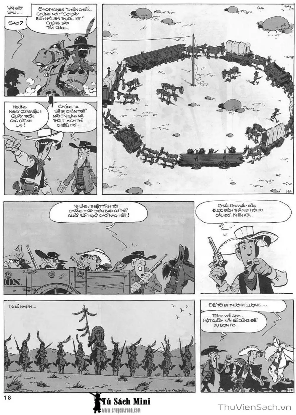 Truyện Tranh Cuộc Phiêu Lưu Kỳ Thú Của Lucky Luke trang 3