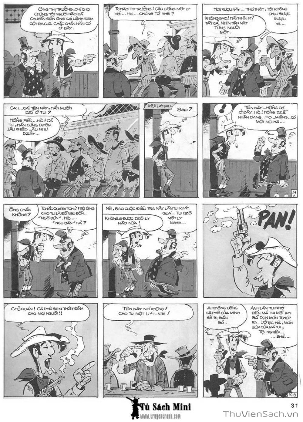 Truyện Tranh Cuộc Phiêu Lưu Kỳ Thú Của Lucky Luke trang 3