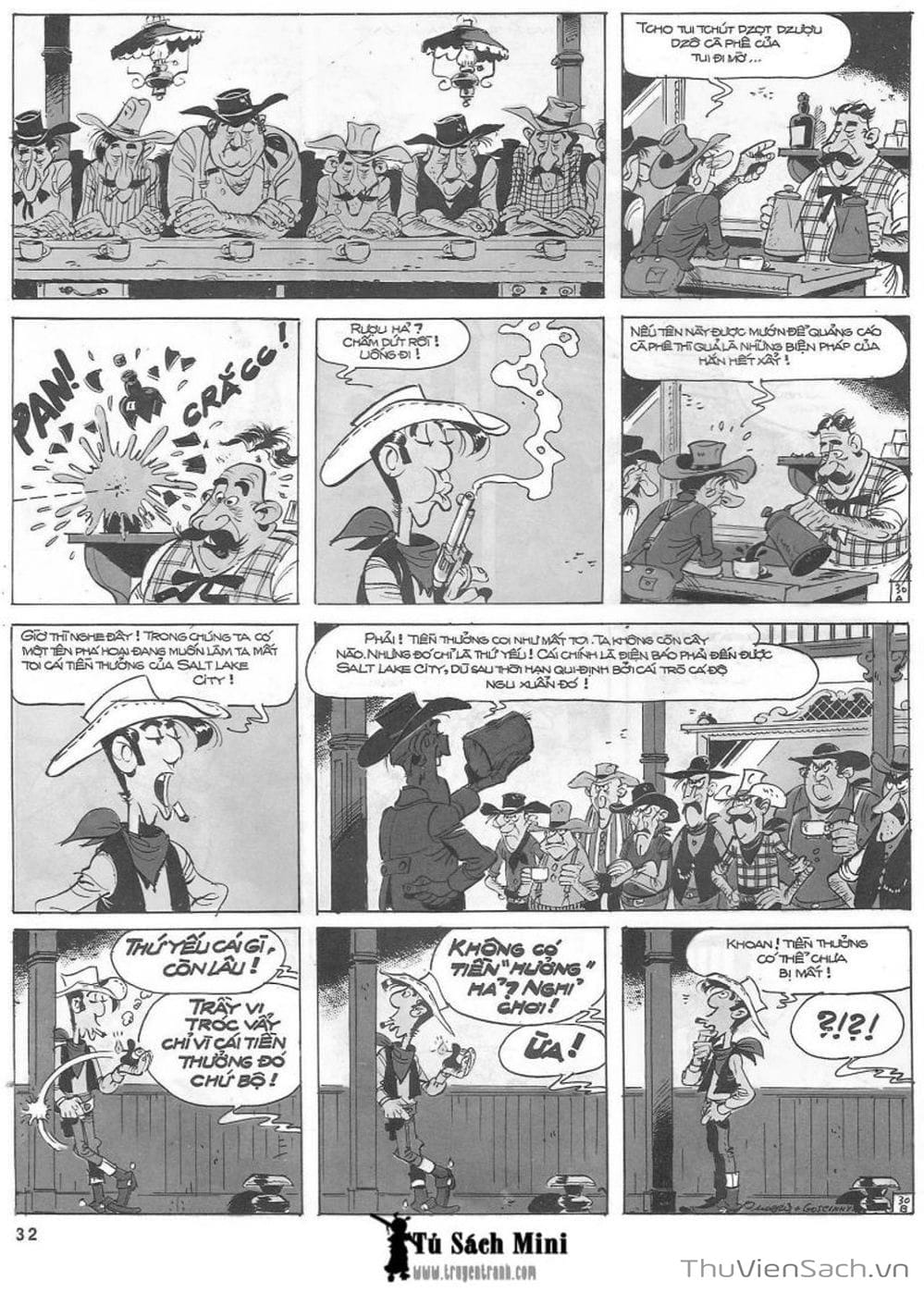 Truyện Tranh Cuộc Phiêu Lưu Kỳ Thú Của Lucky Luke trang 3
