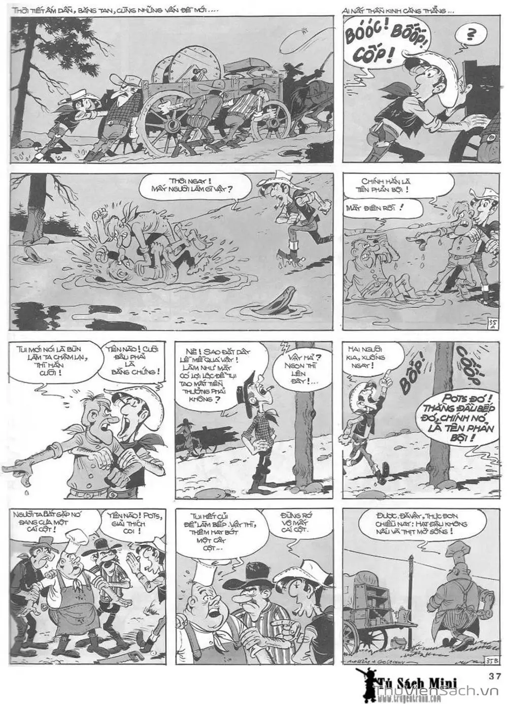 Truyện Tranh Cuộc Phiêu Lưu Kỳ Thú Của Lucky Luke trang 3