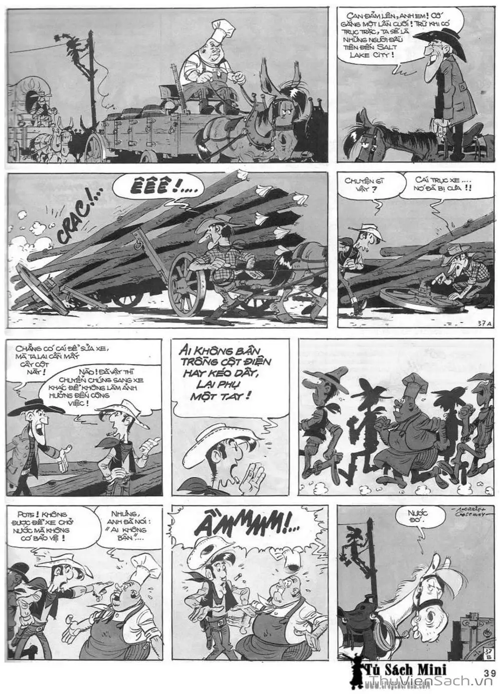 Truyện Tranh Cuộc Phiêu Lưu Kỳ Thú Của Lucky Luke trang 3