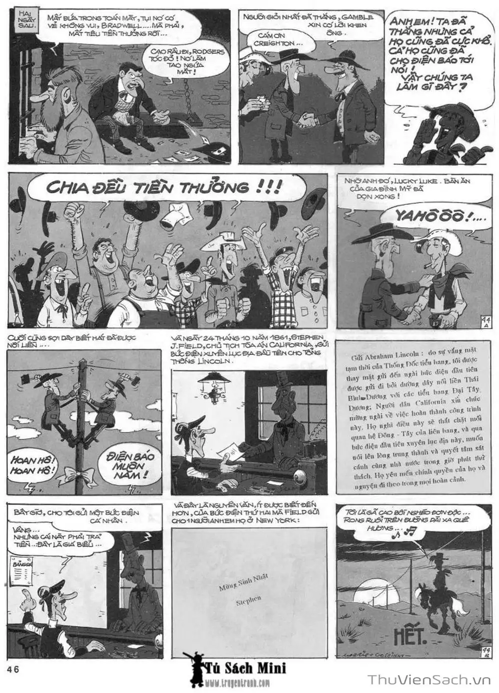 Truyện Tranh Cuộc Phiêu Lưu Kỳ Thú Của Lucky Luke trang 3