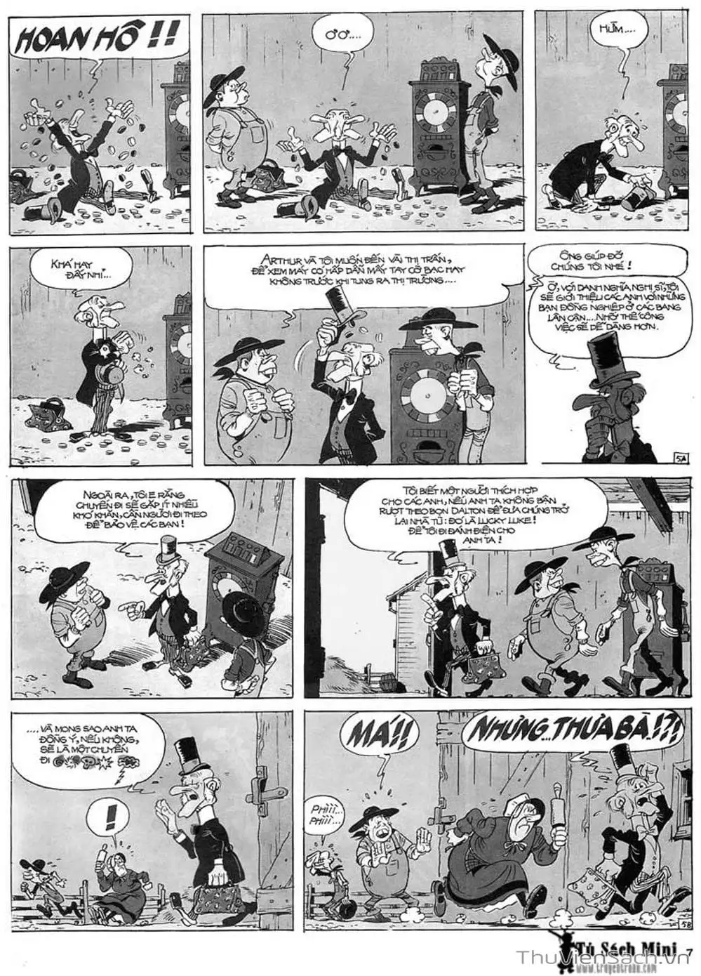 Truyện Tranh Cuộc Phiêu Lưu Kỳ Thú Của Lucky Luke trang 3
