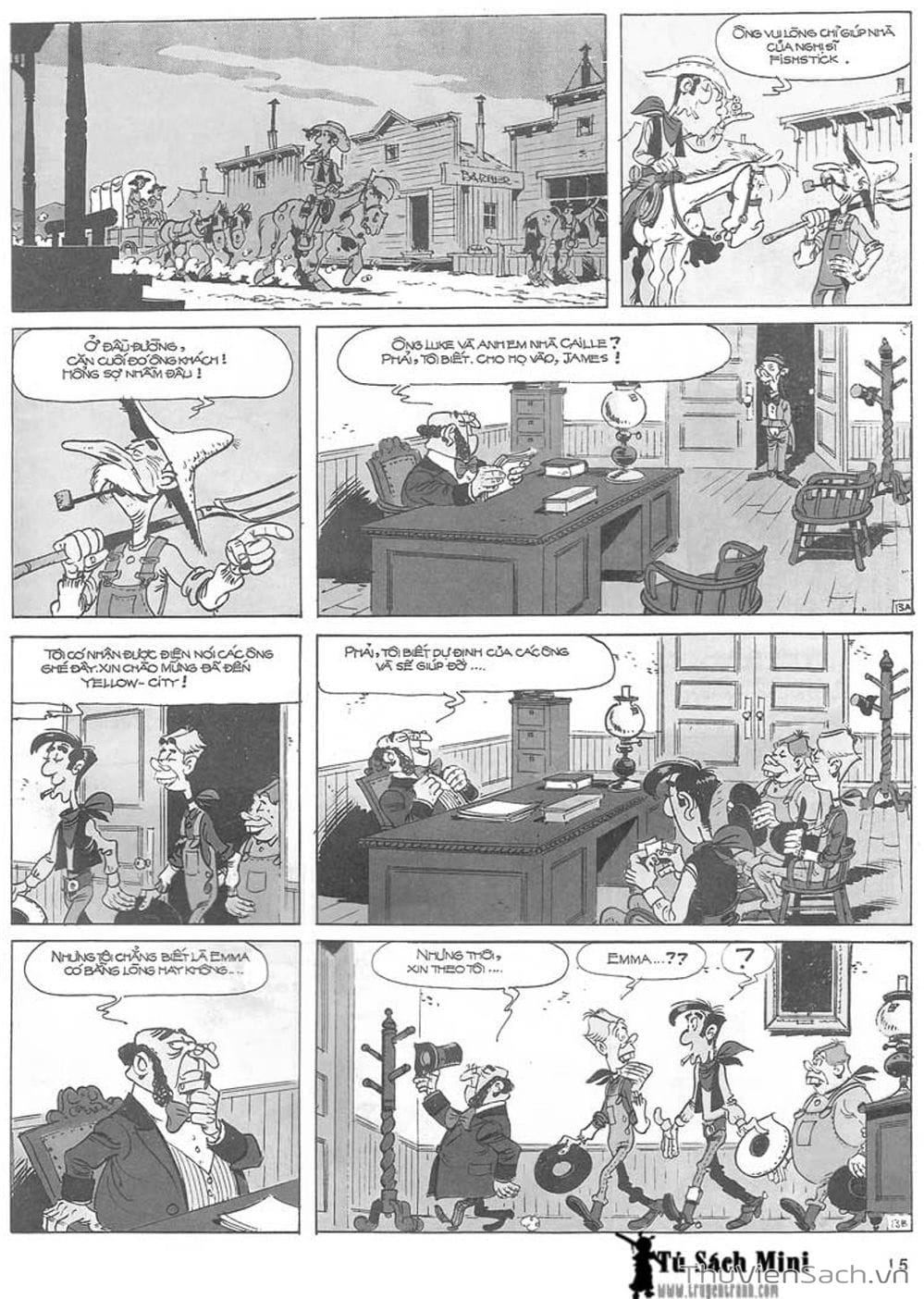 Truyện Tranh Cuộc Phiêu Lưu Kỳ Thú Của Lucky Luke trang 3