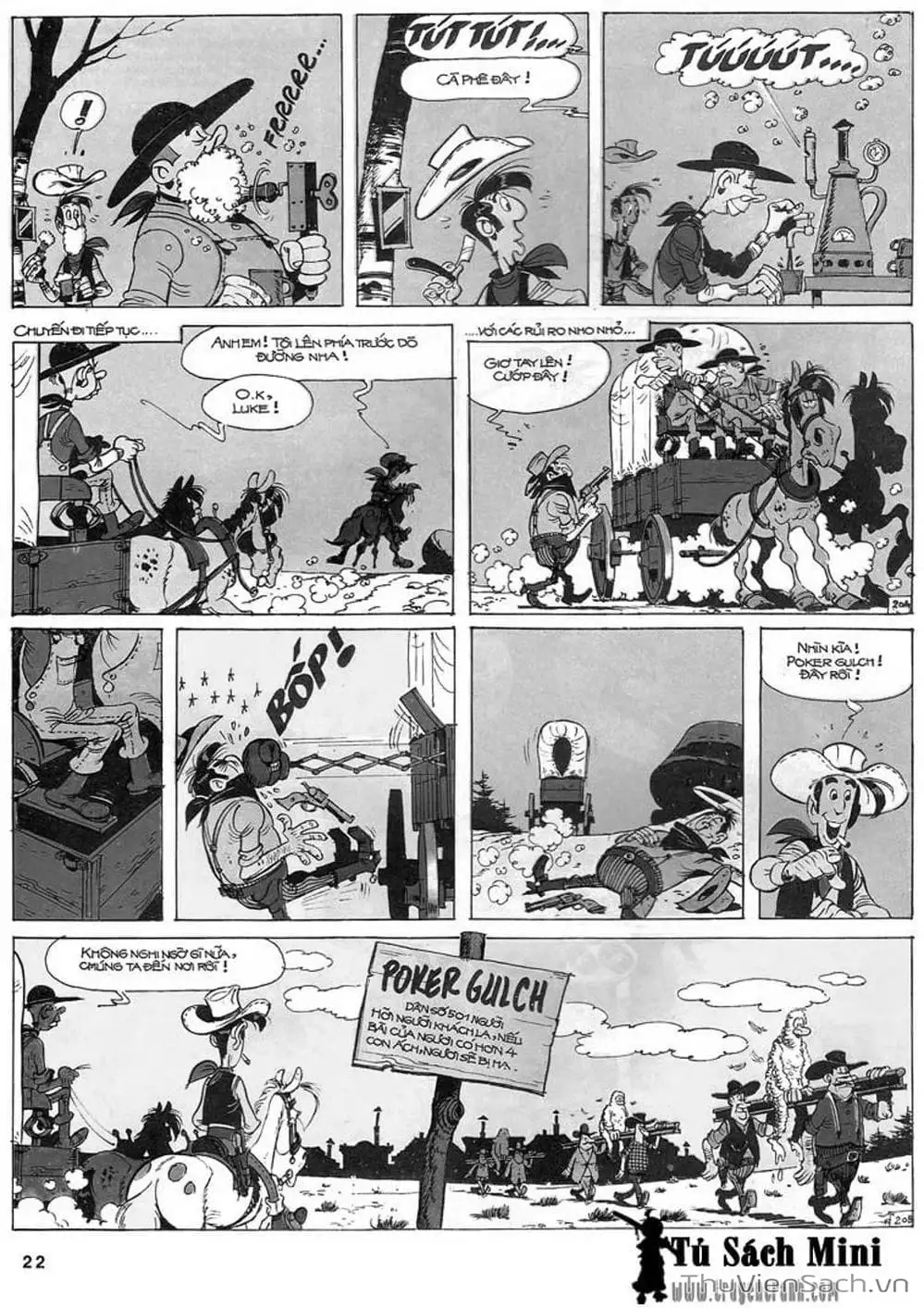 Truyện Tranh Cuộc Phiêu Lưu Kỳ Thú Của Lucky Luke trang 3