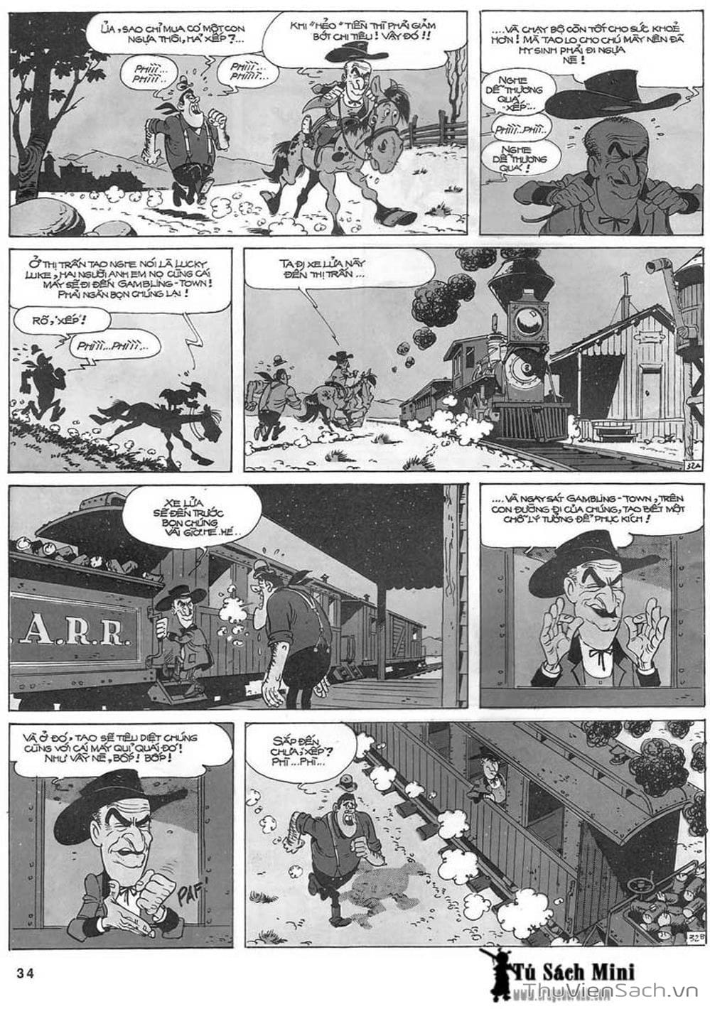 Truyện Tranh Cuộc Phiêu Lưu Kỳ Thú Của Lucky Luke trang 3