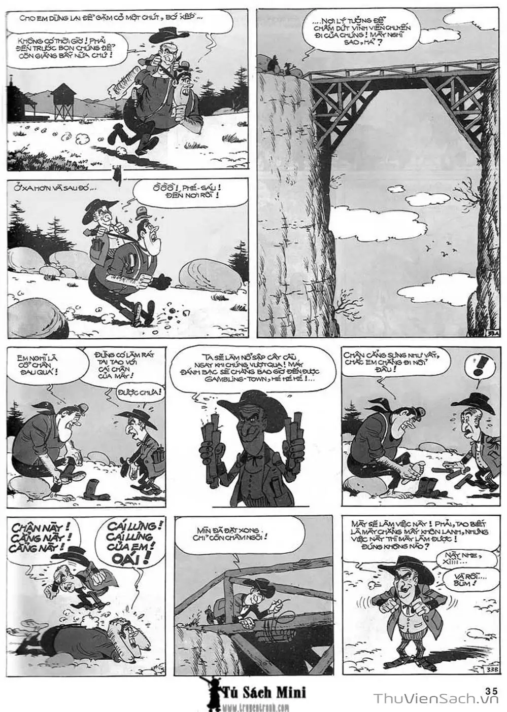 Truyện Tranh Cuộc Phiêu Lưu Kỳ Thú Của Lucky Luke trang 3