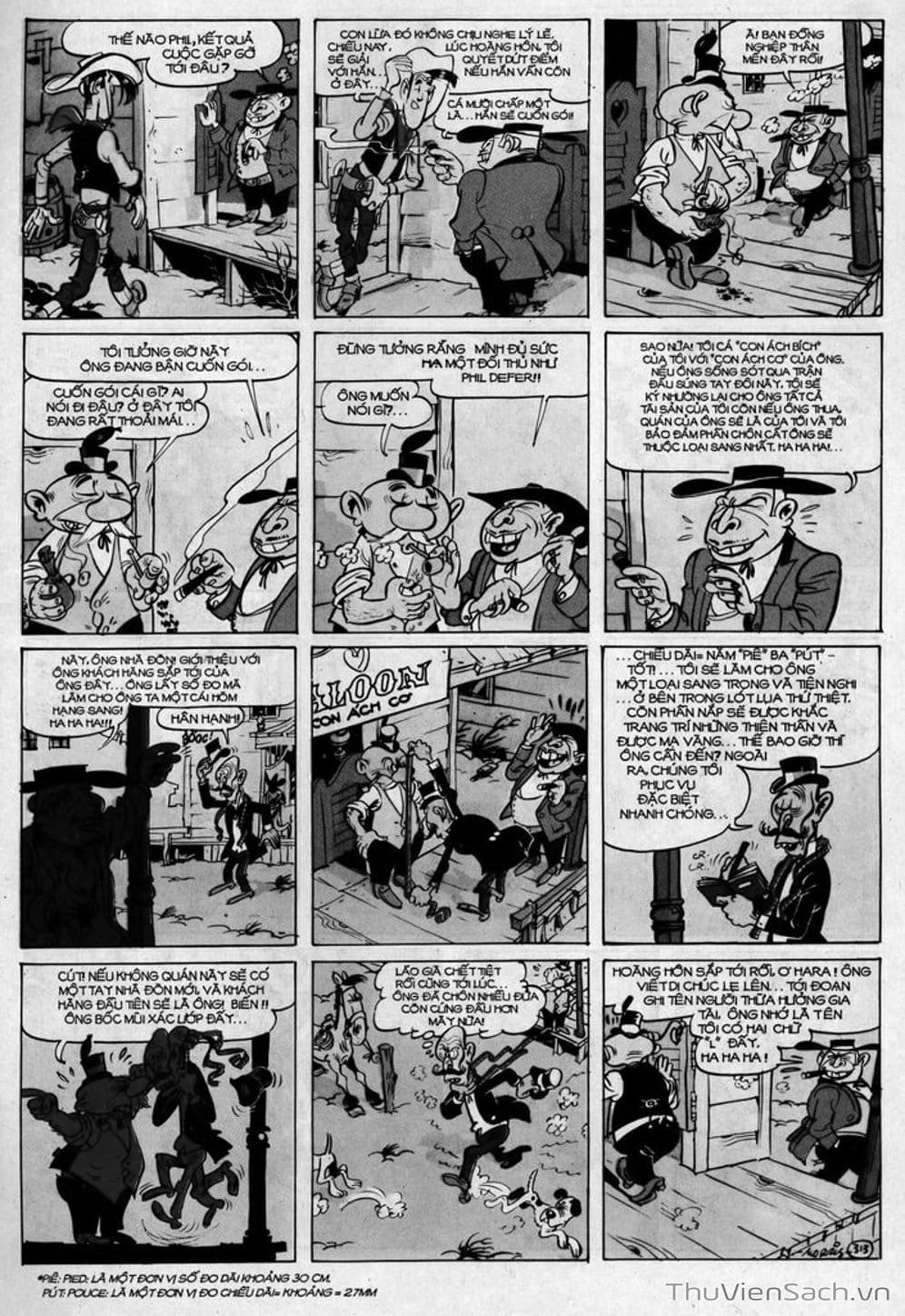 Truyện Tranh Cuộc Phiêu Lưu Kỳ Thú Của Lucky Luke trang 3