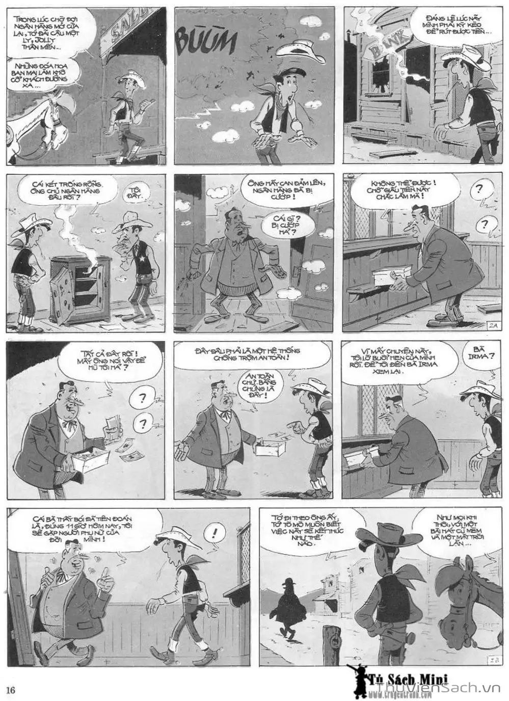 Truyện Tranh Cuộc Phiêu Lưu Kỳ Thú Của Lucky Luke trang 3