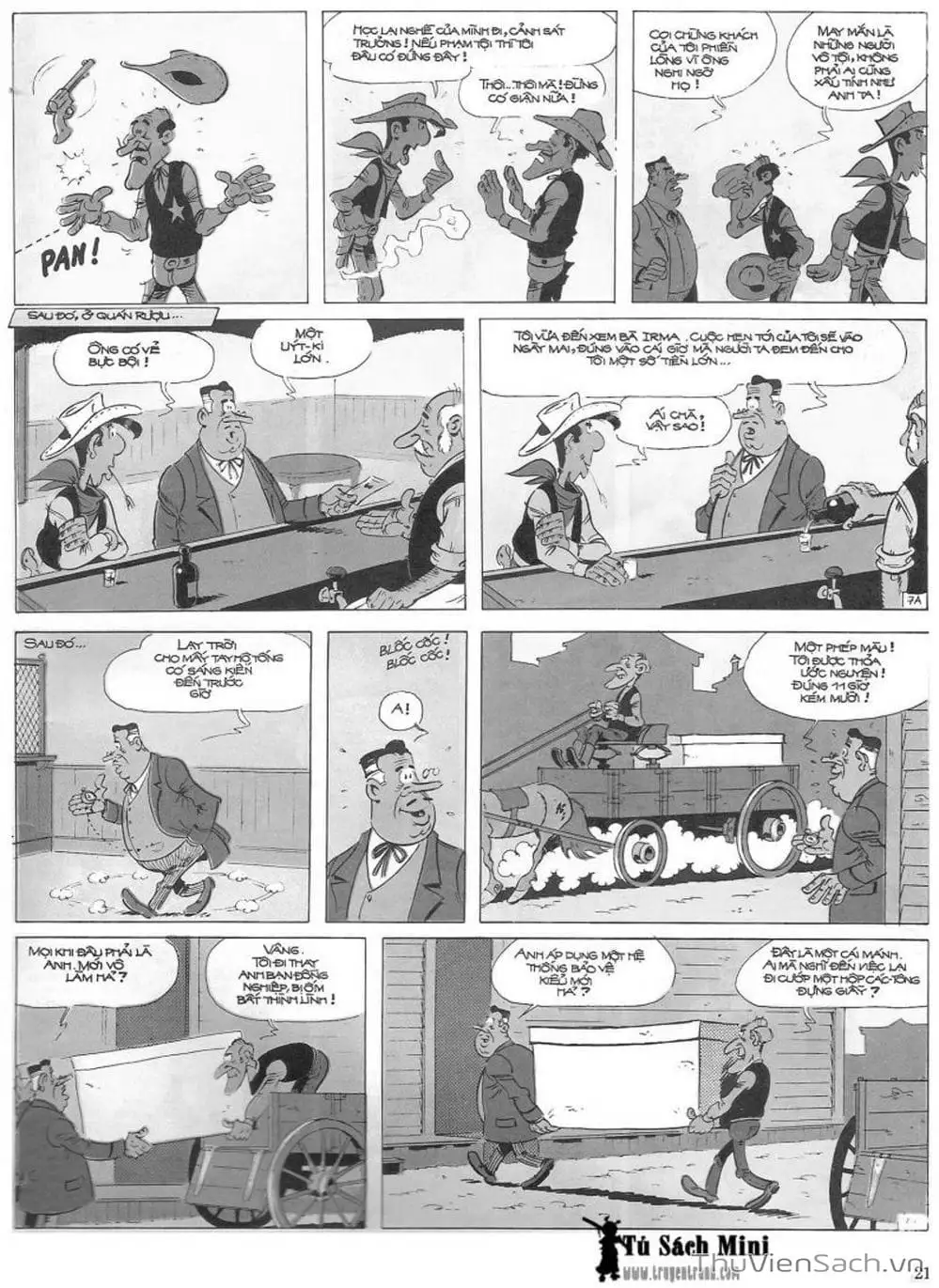 Truyện Tranh Cuộc Phiêu Lưu Kỳ Thú Của Lucky Luke trang 3