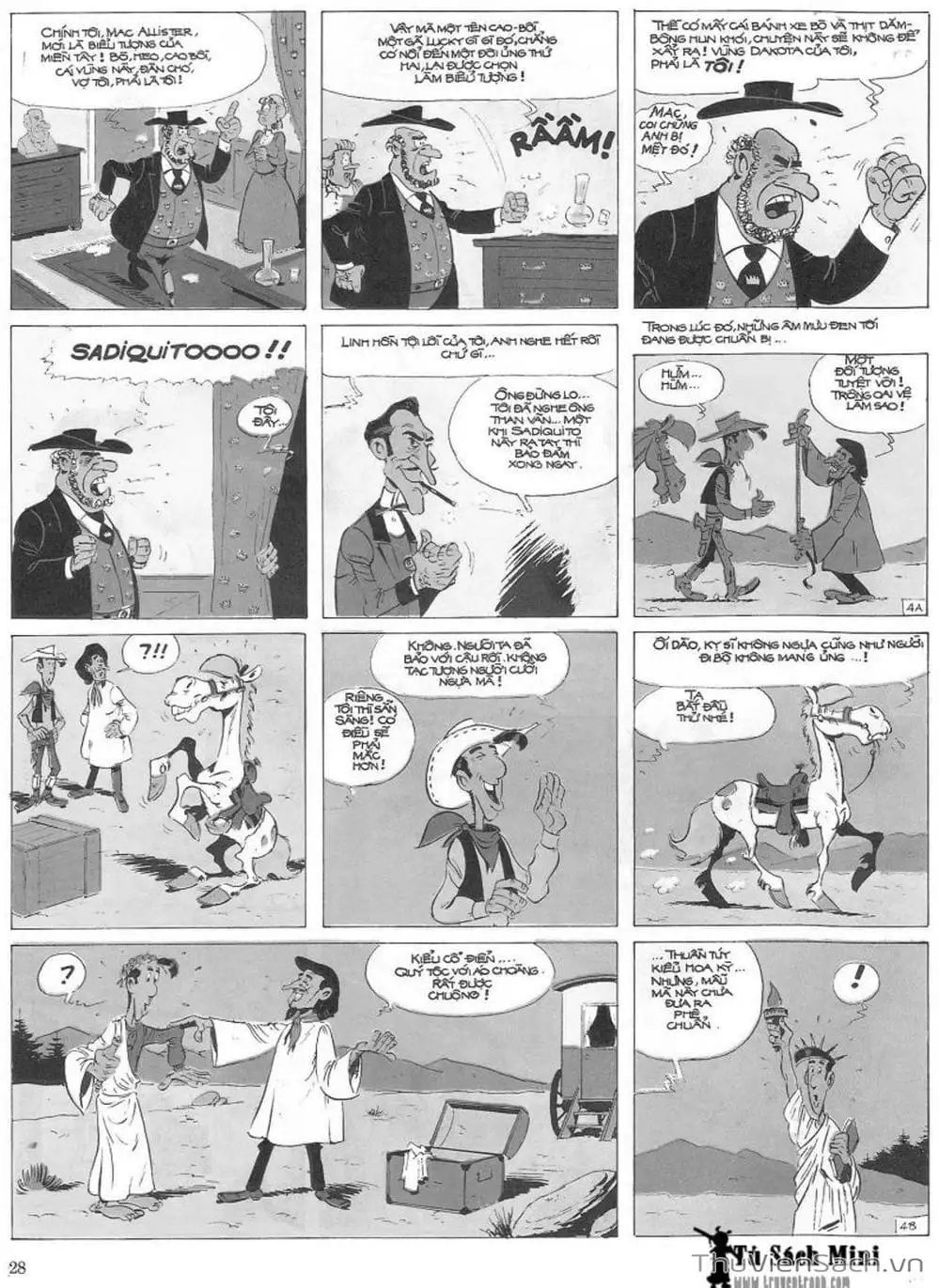 Truyện Tranh Cuộc Phiêu Lưu Kỳ Thú Của Lucky Luke trang 3