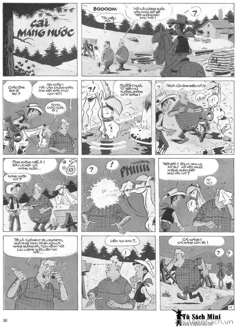 Truyện Tranh Cuộc Phiêu Lưu Kỳ Thú Của Lucky Luke trang 3