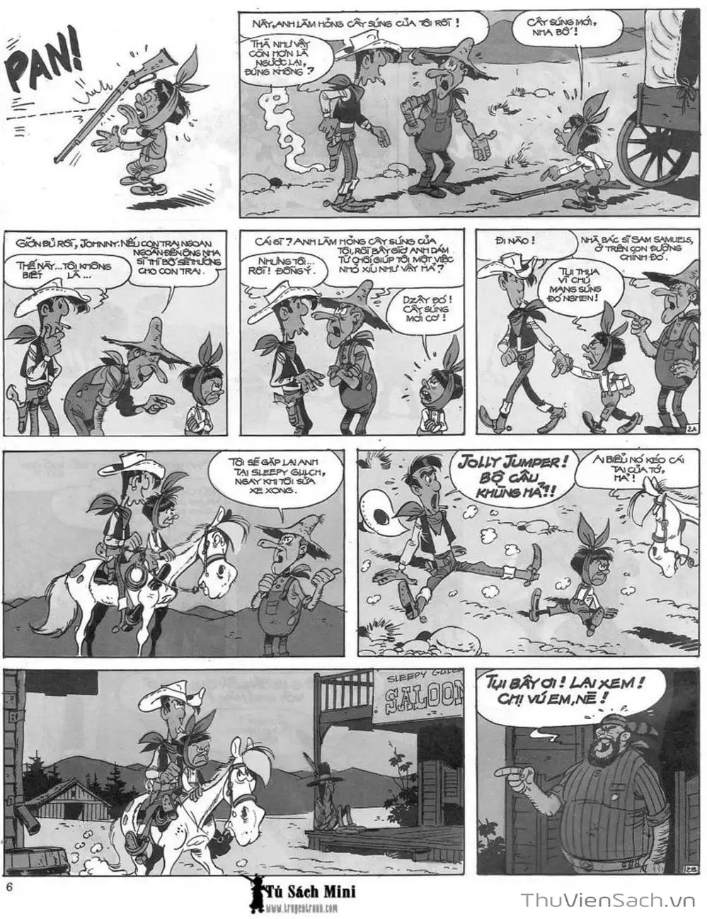 Truyện Tranh Cuộc Phiêu Lưu Kỳ Thú Của Lucky Luke trang 3
