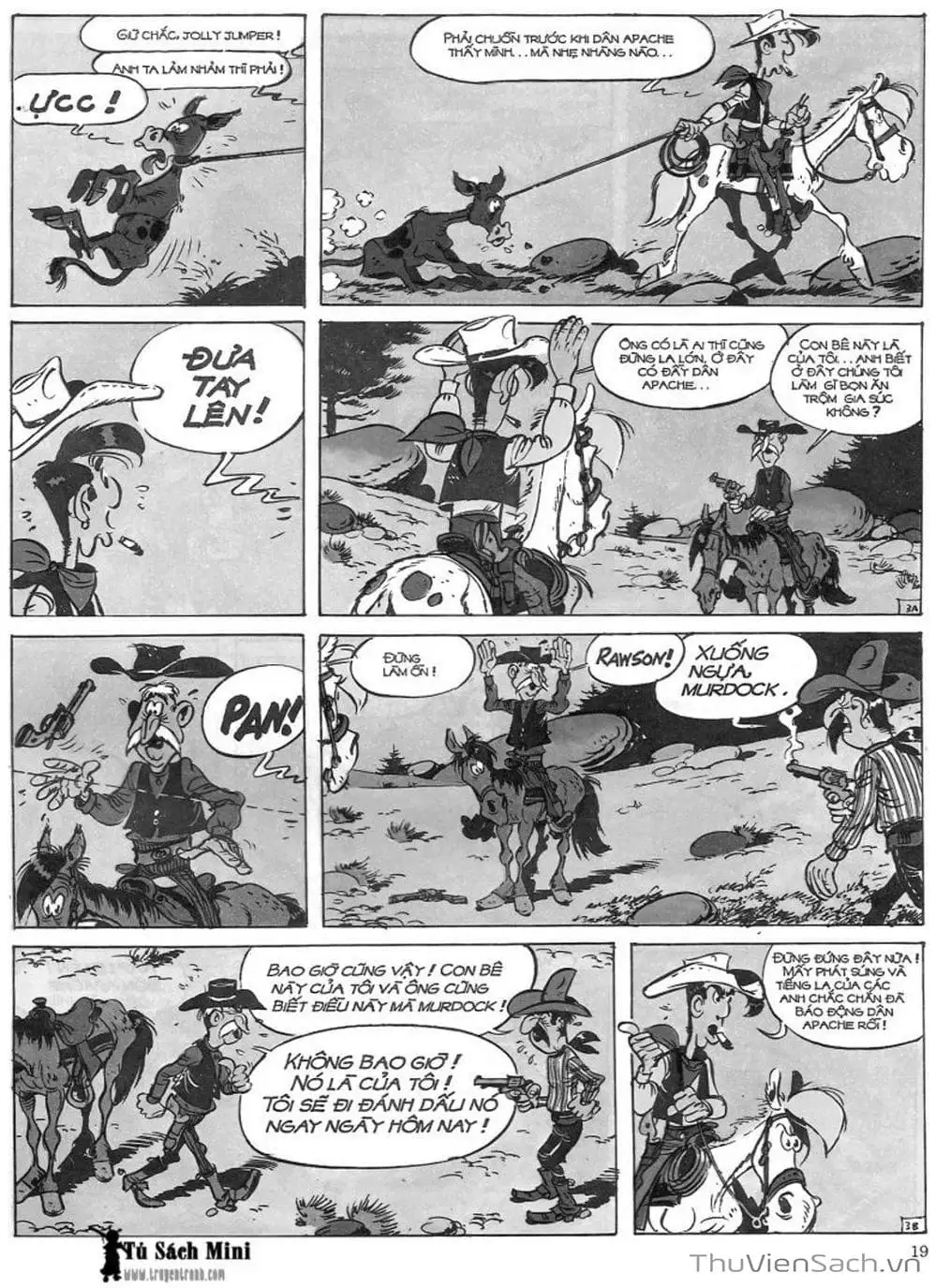 Truyện Tranh Cuộc Phiêu Lưu Kỳ Thú Của Lucky Luke trang 3