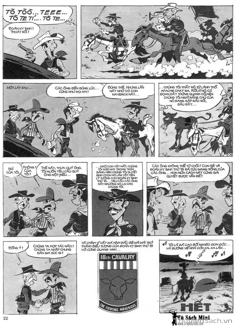 Truyện Tranh Cuộc Phiêu Lưu Kỳ Thú Của Lucky Luke trang 3
