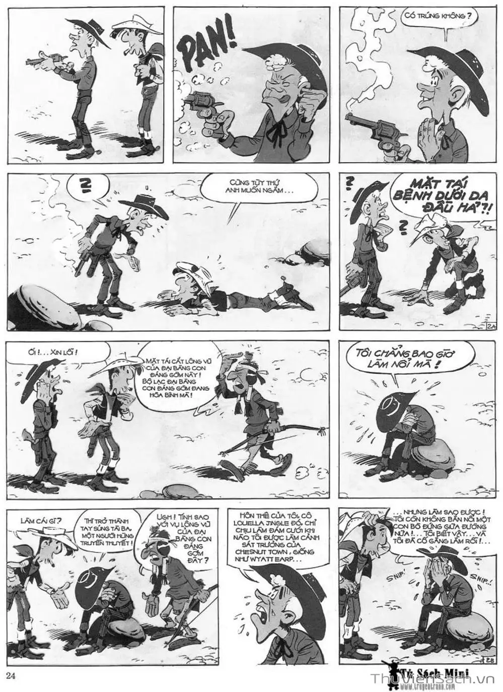 Truyện Tranh Cuộc Phiêu Lưu Kỳ Thú Của Lucky Luke trang 3