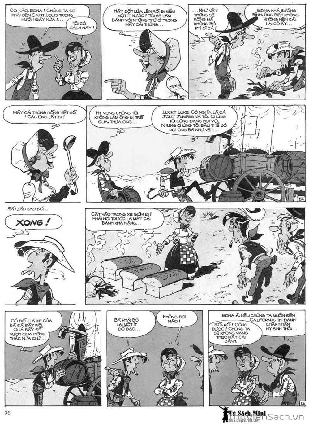 Truyện Tranh Cuộc Phiêu Lưu Kỳ Thú Của Lucky Luke trang 3
