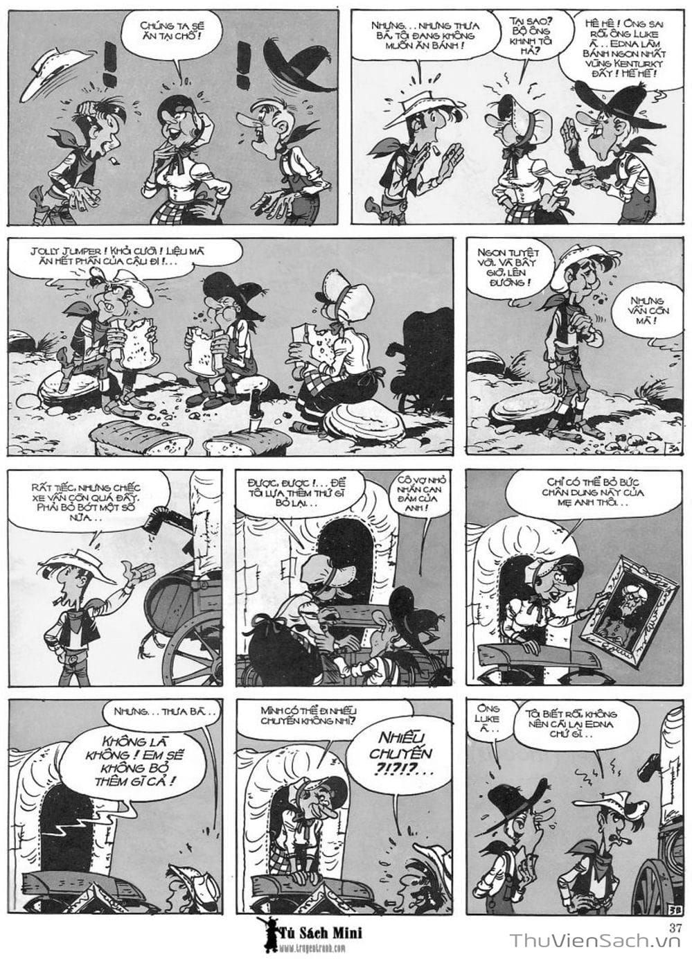 Truyện Tranh Cuộc Phiêu Lưu Kỳ Thú Của Lucky Luke trang 3